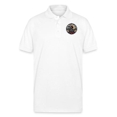 Ornate Phonograph T-Shirt - Gildan Unisex 50/50 Jersey Polo