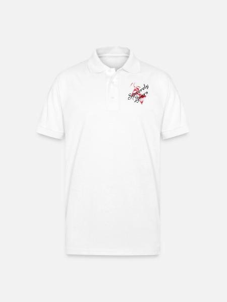 Sincerely Yours - Gildan Unisex 50/50 Jersey Polo - white