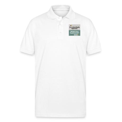 I'm a Ham Radio Operator. What's Your Superpower? - Gildan Unisex 50/50 Jersey Polo