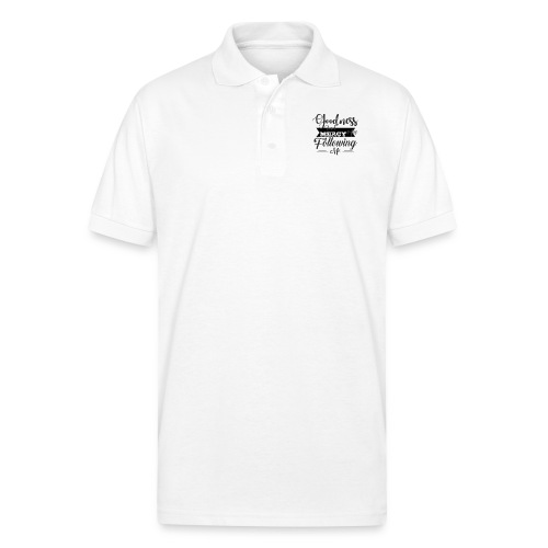 Goodness And Mercy Are Following Me - Gildan Unisex 50/50 Jersey Polo