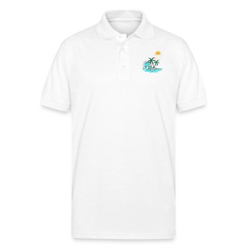 Retro Sunset Graphics - Gildan Unisex 50/50 Jersey Polo