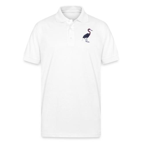 Reddish egret - Gildan Unisex 50/50 Jersey Polo