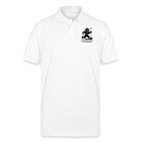 Gingerbread Man T-Shirt - Gildan Unisex 50/50 Jersey Polo