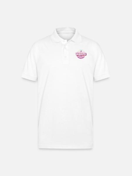 Support squad. - Gildan Unisex 50/50 Jersey Polo - white