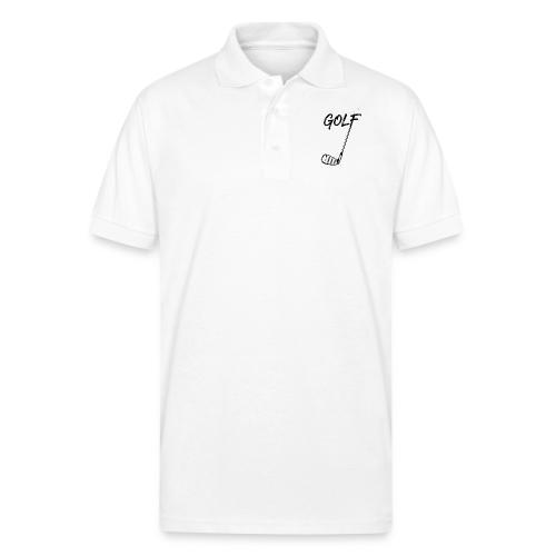 Golf Graphic Tee | Premium Cotton | Sporty Chic 20 - Gildan Unisex 50/50 Jersey Polo