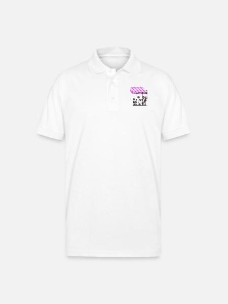Miami beach - Gildan Unisex 50/50 Jersey Polo - white