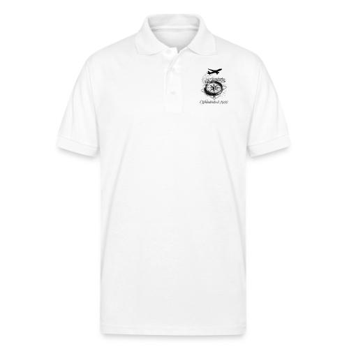 Wanderlust 2026 T-Shirt | Minimalist Travel Plane - Gildan Unisex 50/50 Jersey Polo