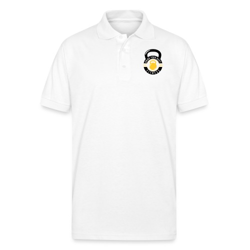 Bring your Body white Background - Gildan Unisex 50/50 Jersey Polo
