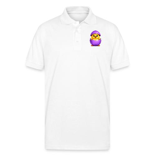 Easter Chick Purple - Gildan Unisex 50/50 Jersey Polo