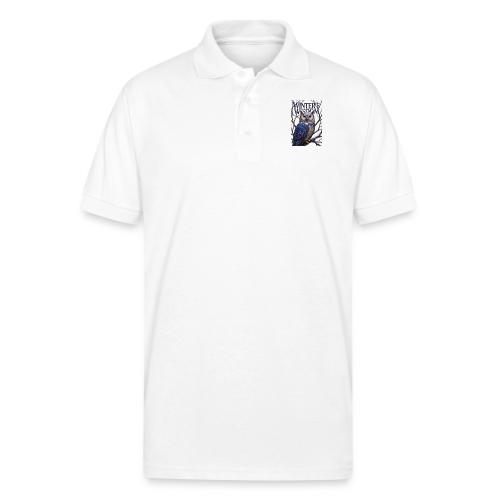 Crystalized Forest Owl T-Shirt - Gildan Unisex 50/50 Jersey Polo
