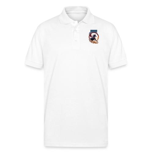 Year of the Horse Dawn T Shirt,Lunar New Year Gift - Gildan Unisex 50/50 Jersey Polo