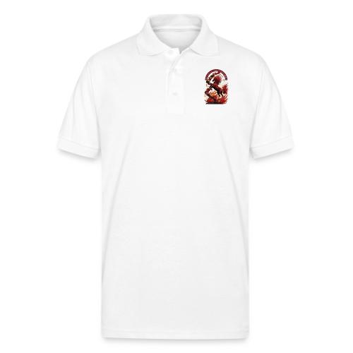 Year of the Horse Rise T Shirt,Lunar New Year Gift - Gildan Unisex 50/50 Jersey Polo