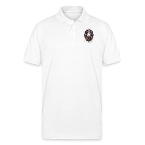 Easter Meadow Crown Renewal T Shirt, Spring Gift - Gildan Unisex 50/50 Jersey Polo