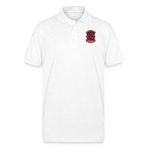 Red Manchester T Shirt, Red Soccer City Pride Gift - Gildan Unisex 50/50 Jersey Polo