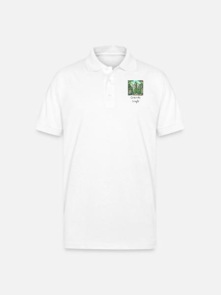 Concrete Jungle - Gildan Unisex 50/50 Jersey Polo - white