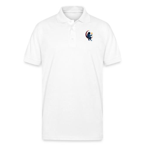 Unisex T-Shirt with Astronaut Design Premium - Gildan Unisex 50/50 Jersey Polo