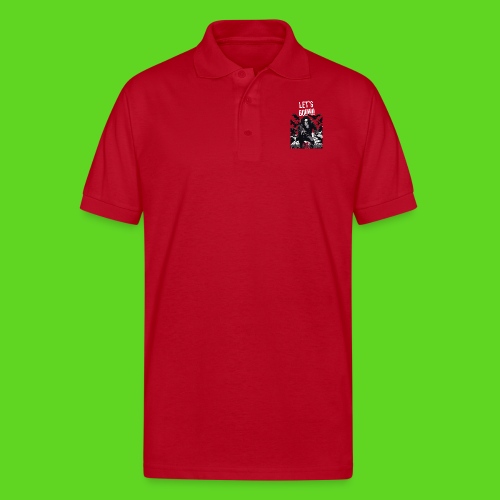 Lets Go Ad Lib shirt - Gildan Unisex 50/50 Jersey Polo