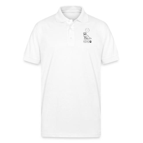 My Pet's Bladder World T-Shirt | Funny Dog/Cat Own - Gildan Unisex 50/50 Jersey Polo