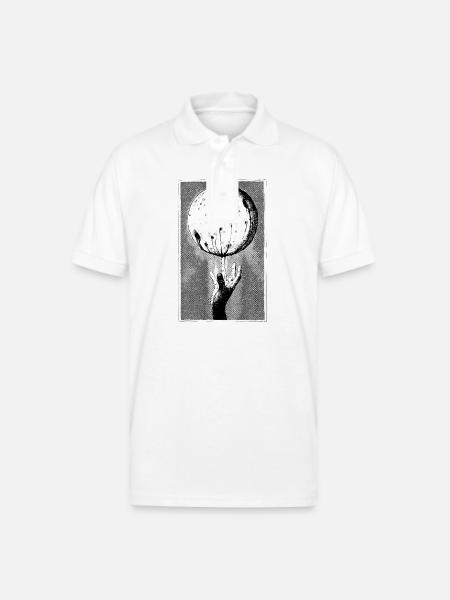 Showdown Lunar Blessing - Gildan Unisex 50/50 Jersey Polo - white