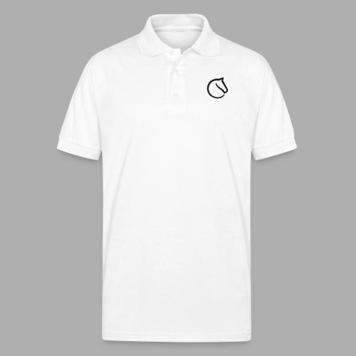 embroidered horsey! - Gildan Unisex 50/50 Jersey Polo