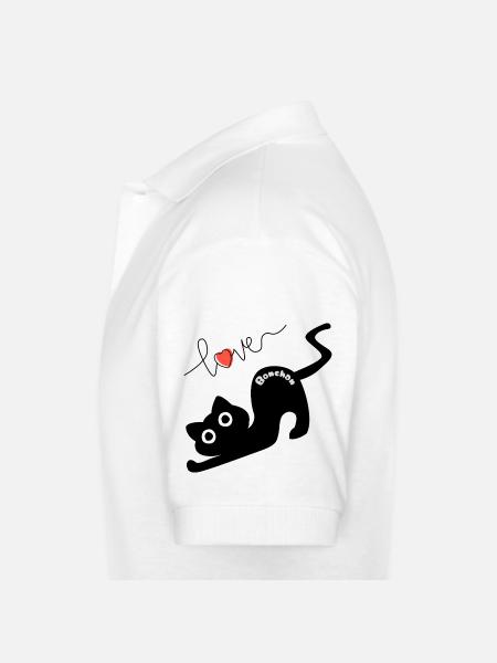 Bonchan Reaching for Love - Gildan Unisex 50/50 Jersey Polo - white