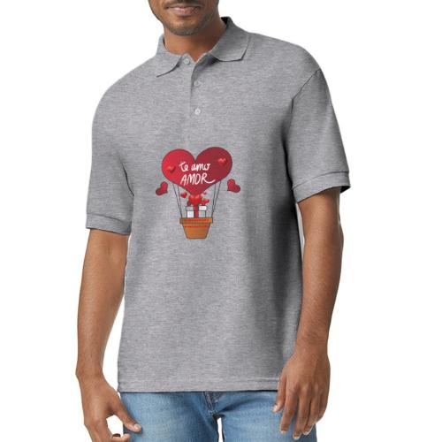 Fashion Valentine's Day Hearts, Gifts February 14 - Gildan Unisex 50/50 Jersey Polo