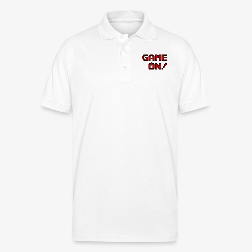 Game On.png - Gildan Unisex 50/50 Jersey Polo