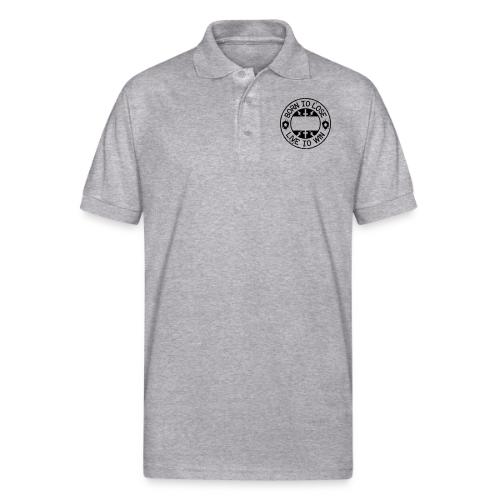 Born to lose live to win - Gildan Unisex 50/50 Jersey Polo