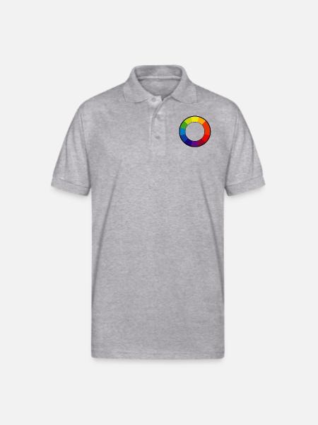 Artist - Gildan Unisex 50/50 Jersey Polo - heather gray