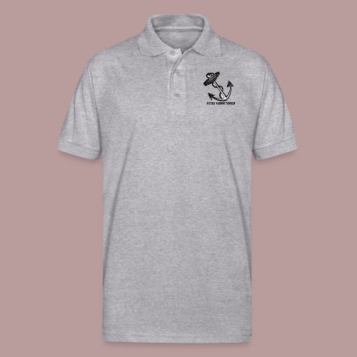 Stay grounded - Gildan Unisex 50/50 Jersey Polo