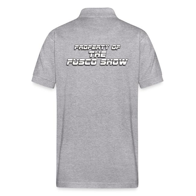 Producer Jay on Dartboard with Fusco Show back