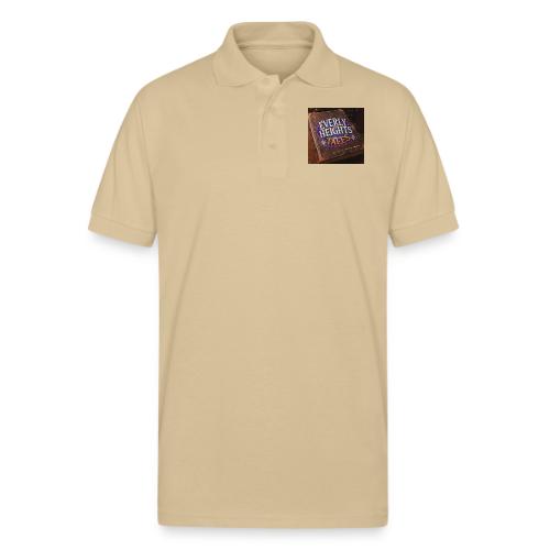 Everly Heights Tales Album Art - Gildan Unisex 50/50 Jersey Polo