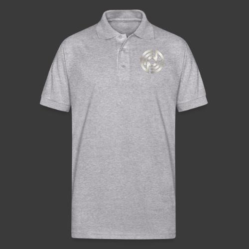 Open Musicians Collective Chrome Logo - Gildan Unisex 50/50 Jersey Polo