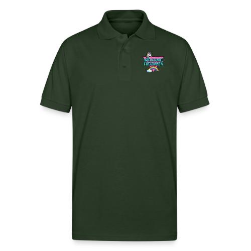 Welcome, Freshmen - Gildan Unisex 50/50 Jersey Polo