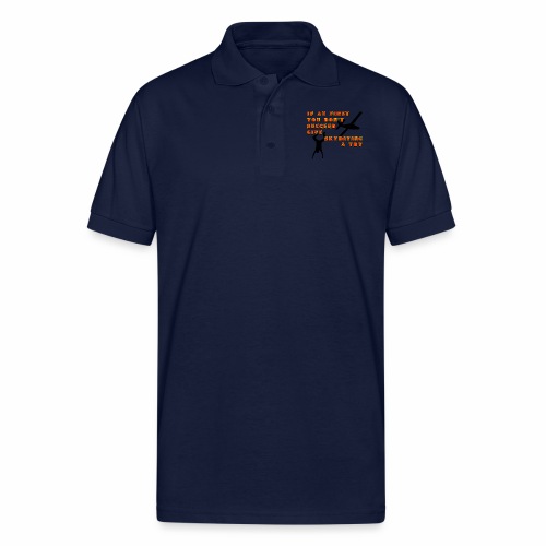 Try Skydiving - Gildan Unisex 50/50 Jersey Polo