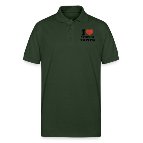 I Love Tower Topics - Gildan Unisex 50/50 Jersey Polo