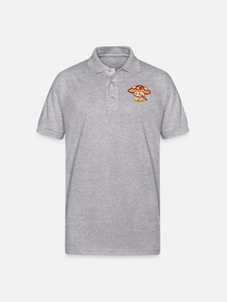 Forest Guardian - Gildan Unisex 50/50 Jersey Polo - heather gray
