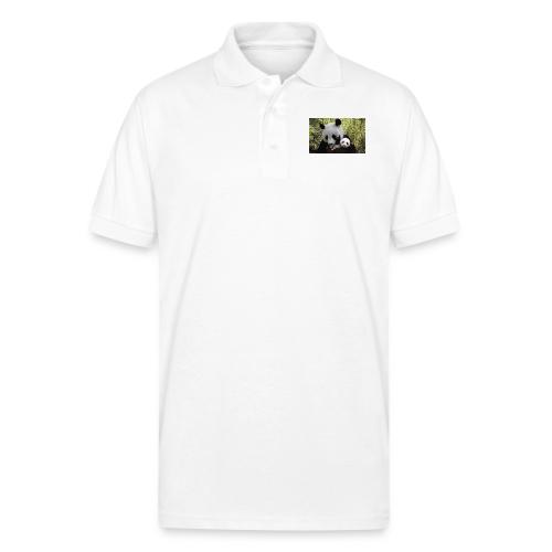 panda - Gildan Unisex 50/50 Jersey Polo