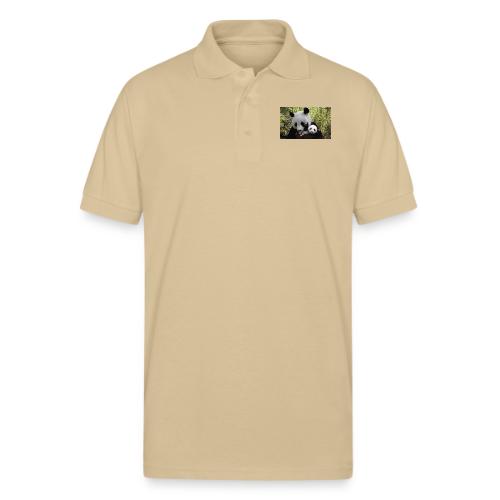 panda - Gildan Unisex 50/50 Jersey Polo