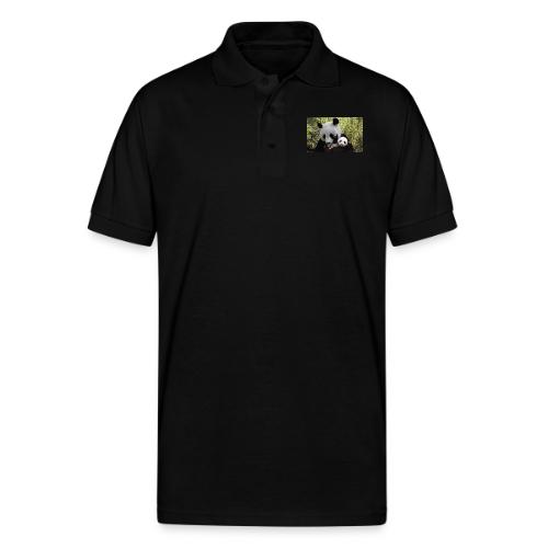 panda - Gildan Unisex 50/50 Jersey Polo