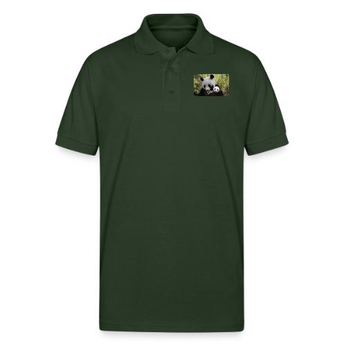 panda - Gildan Unisex 50/50 Jersey Polo