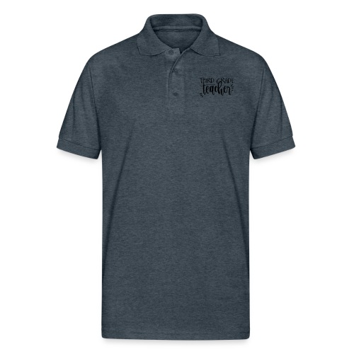 Third Grade Teacher T-Shirts - Gildan Men’s 50/50 Jersey Polo
