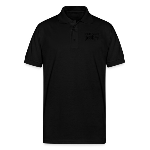 Third Grade Teacher T-Shirts - Gildan Men’s 50/50 Jersey Polo