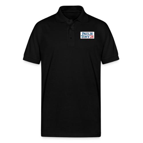 Paulie and Tony for Co-President 2028 - Gildan Unisex 50/50 Jersey Polo