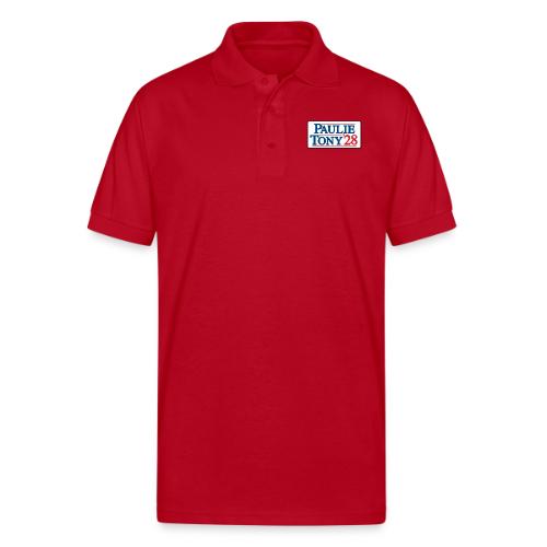 Paulie and Tony for Co-President 2028 - Gildan Unisex 50/50 Jersey Polo
