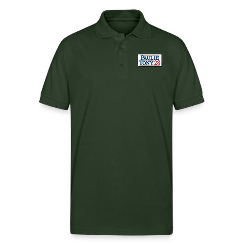 Paulie and Tony for Co-President 2028 - Gildan Unisex 50/50 Jersey Polo