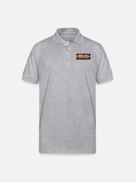 HUMANITY - Gildan Unisex 50/50 Jersey Polo - heather gray