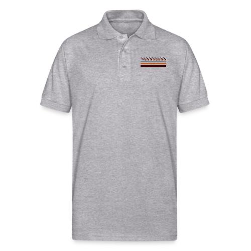 Cute, colorful striped designs for the seasons - Gildan Unisex 50/50 Jersey Polo