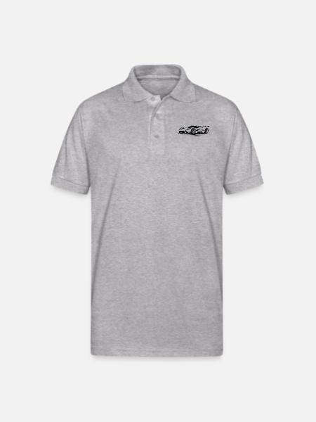 Velocity GT - Gildan Unisex 50/50 Jersey Polo - heather gray
