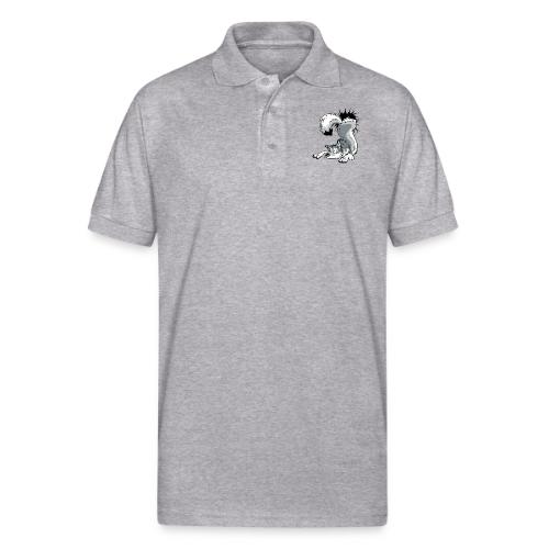UN-STUCK Grey Husky - Gildan Unisex 50/50 Jersey Polo